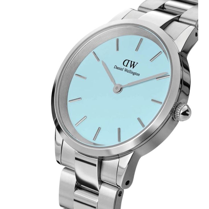 Iconic Unisex Blue Round Dial Analog Watch - DW00100542