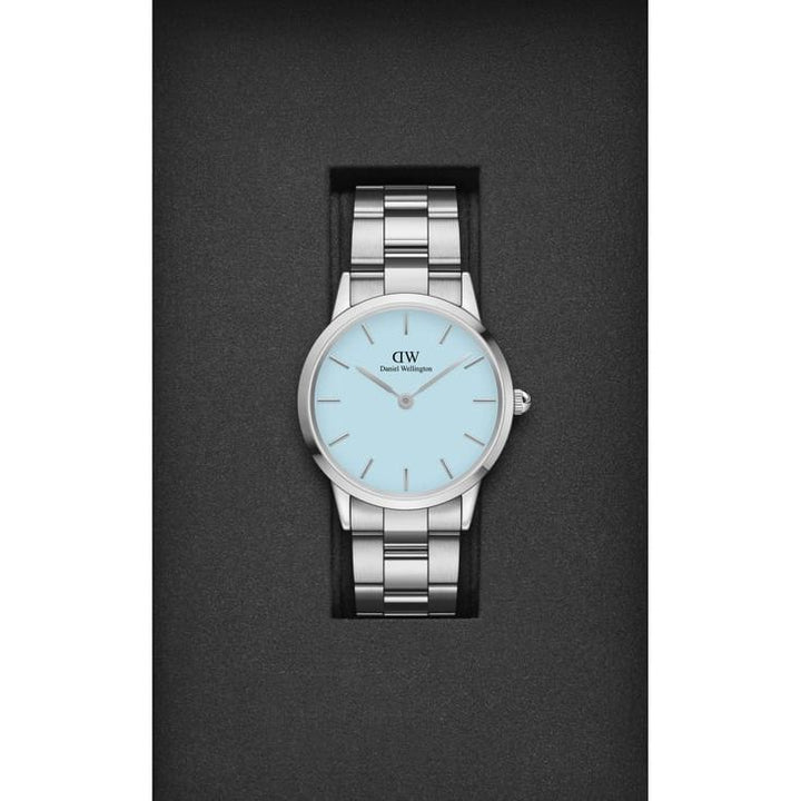Iconic Unisex Blue Round Dial Analog Watch - DW00100542