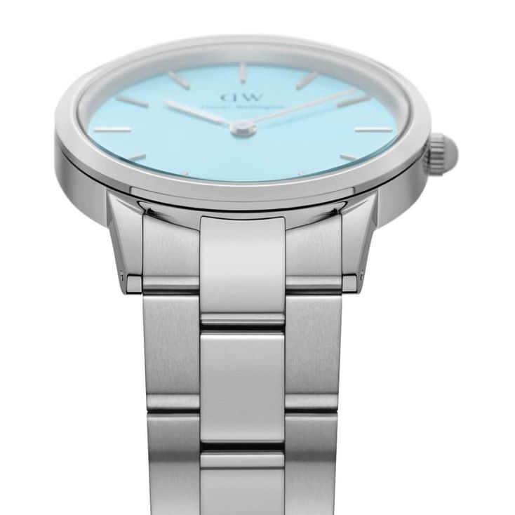 Iconic Unisex Blue Round Dial Analog Watch - DW00100542