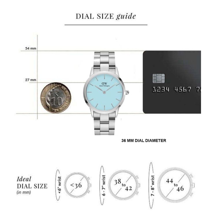 Iconic Unisex Blue Round Dial Analog Watch - DW00100542