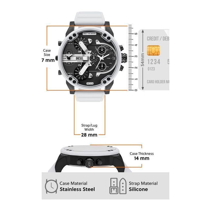 DIESEL DZ7478 Mr. Daddy 2.0 Chronograph Automatic Watch for Men