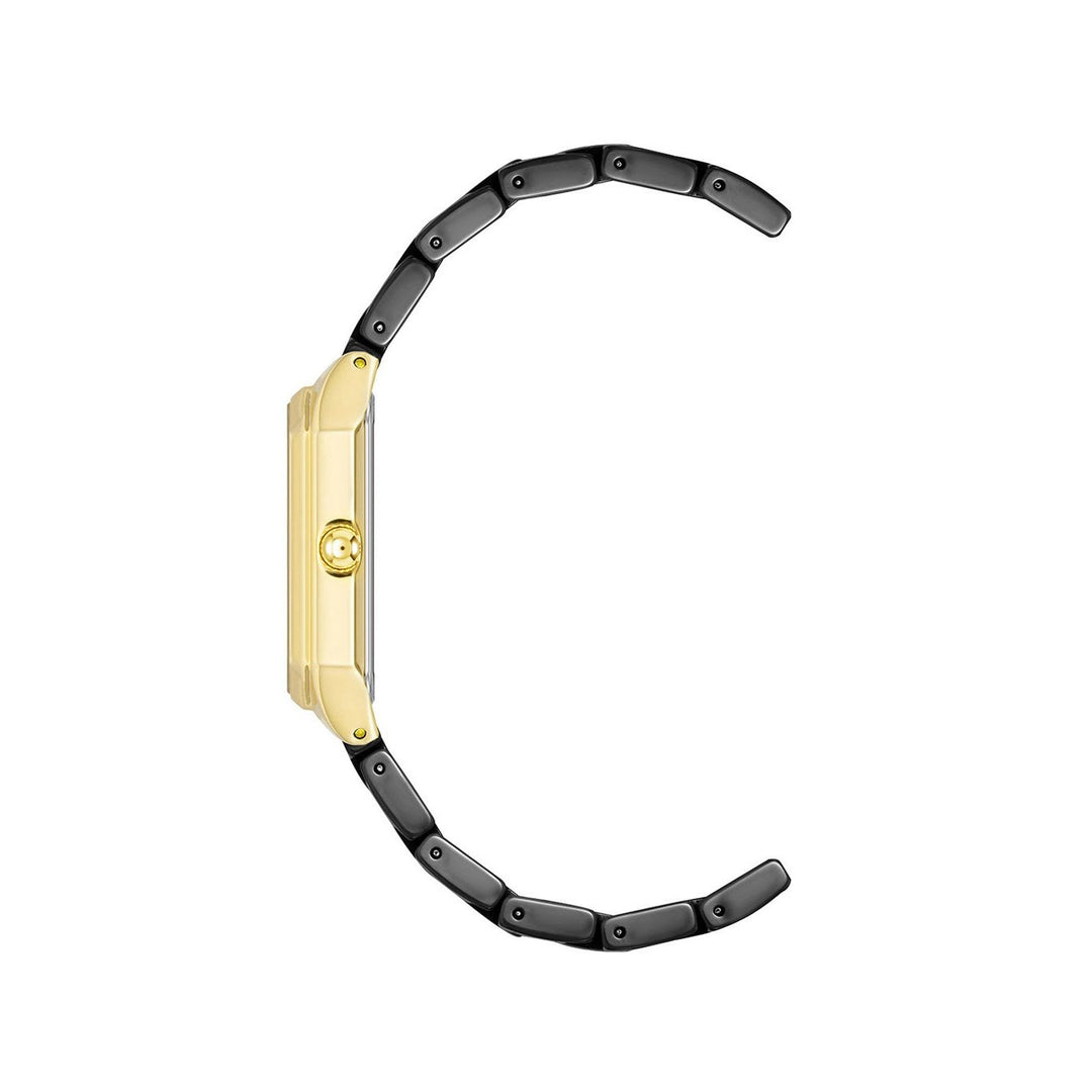 Anne Klein Quartz Analog Black Dial Ceramic Strap Watch for Women