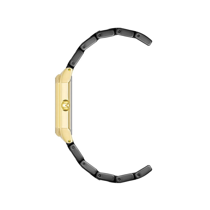 Anne Klein Quartz Analog Black Dial Ceramic Strap Watch for Women