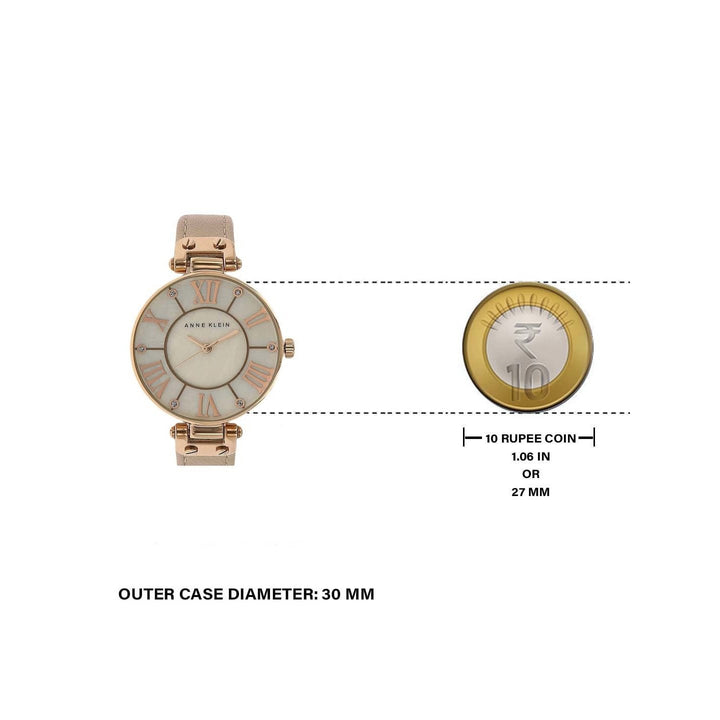 Anne Klein NDAK109918RGLP Analog Watch For Women