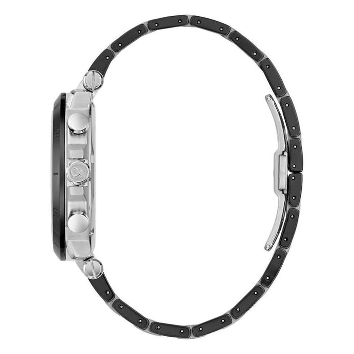 Guess Collection Insider Black Round Dial Analog Men Watch Y44008G2MF