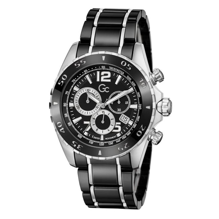 Guess Collection SportRacer Black Round Dial Analog Men Watch Y02015G2MF