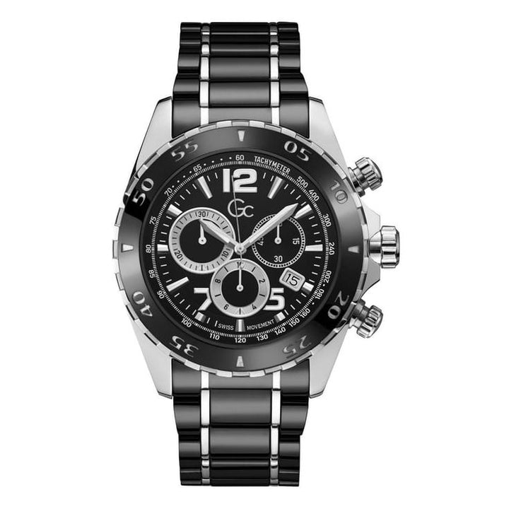 Guess Collection SportRacer Black Round Dial Analog Men Watch Y02015G2MF