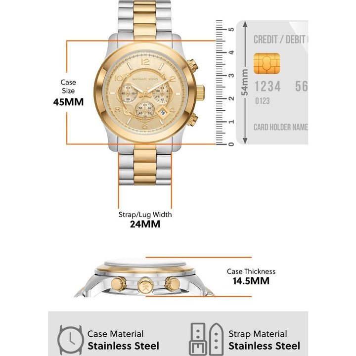 MK9075 Runway Chronograph Watch for Men