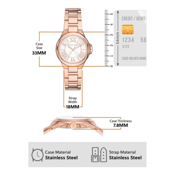 Michael Kors Camille Analog Watch for Women MK7256