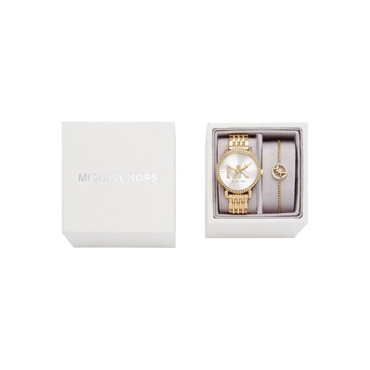 MICHAEL Michael Kors Outlet Melissa Analog Watch for Women With Bracelet MK1051SET