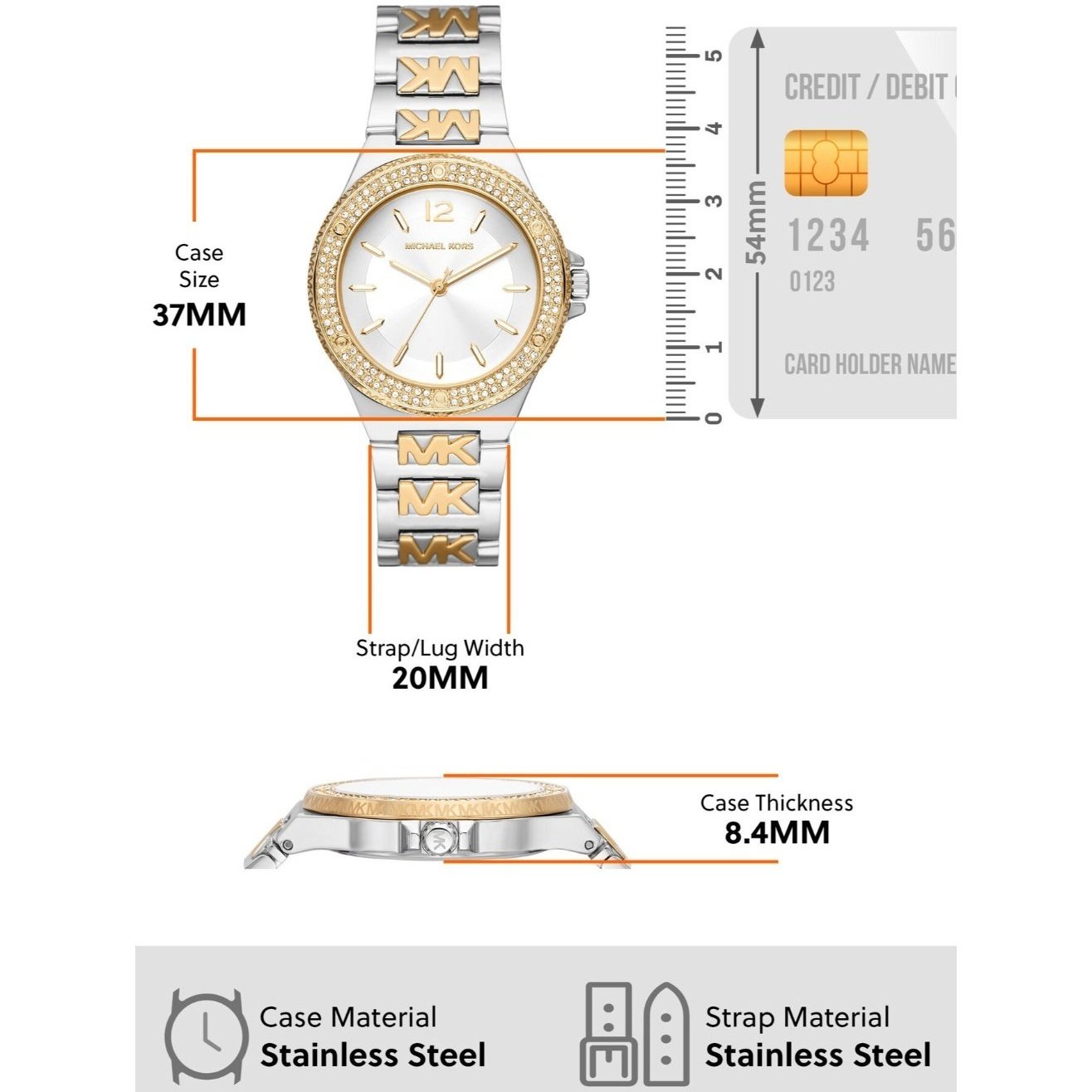 Michael Kors Michael Michael Kors MK7338 Lennox Analog Watch for
