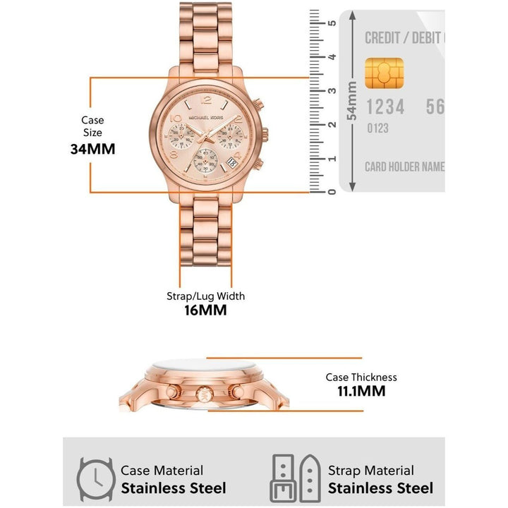 Michael Kors MICHAEL Michael Kors MK7327 Runway Chronograph Watch for Women