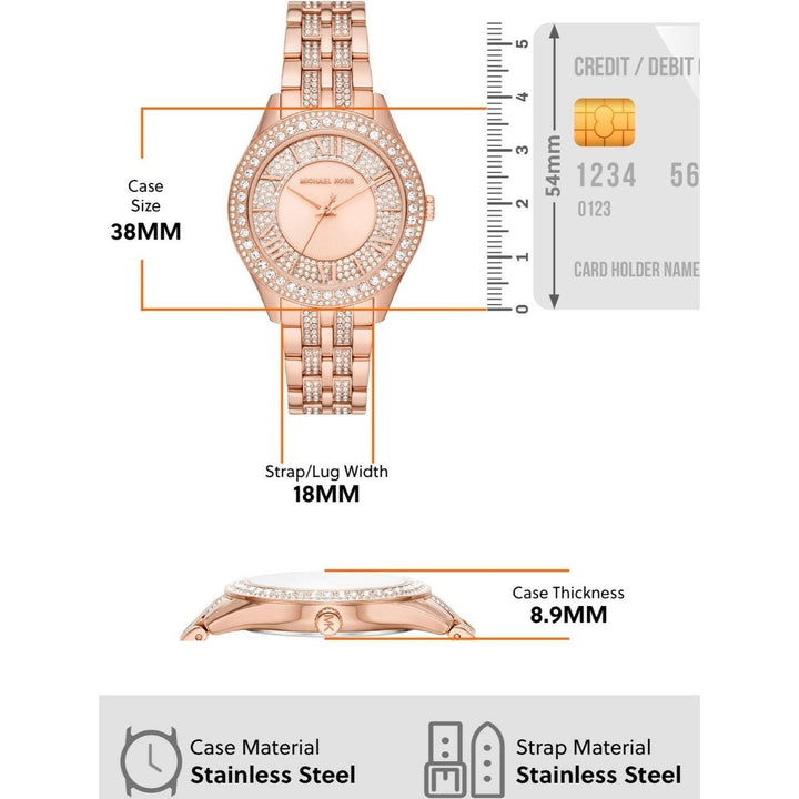 Michael Kors MICHAEL Michael Kors MK4710 Harlowe Analog Watch for Women