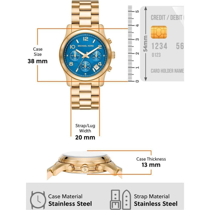 Michael Kors MICHAEL Michael Kors MK7353 Runway Chronograph Watch for Women