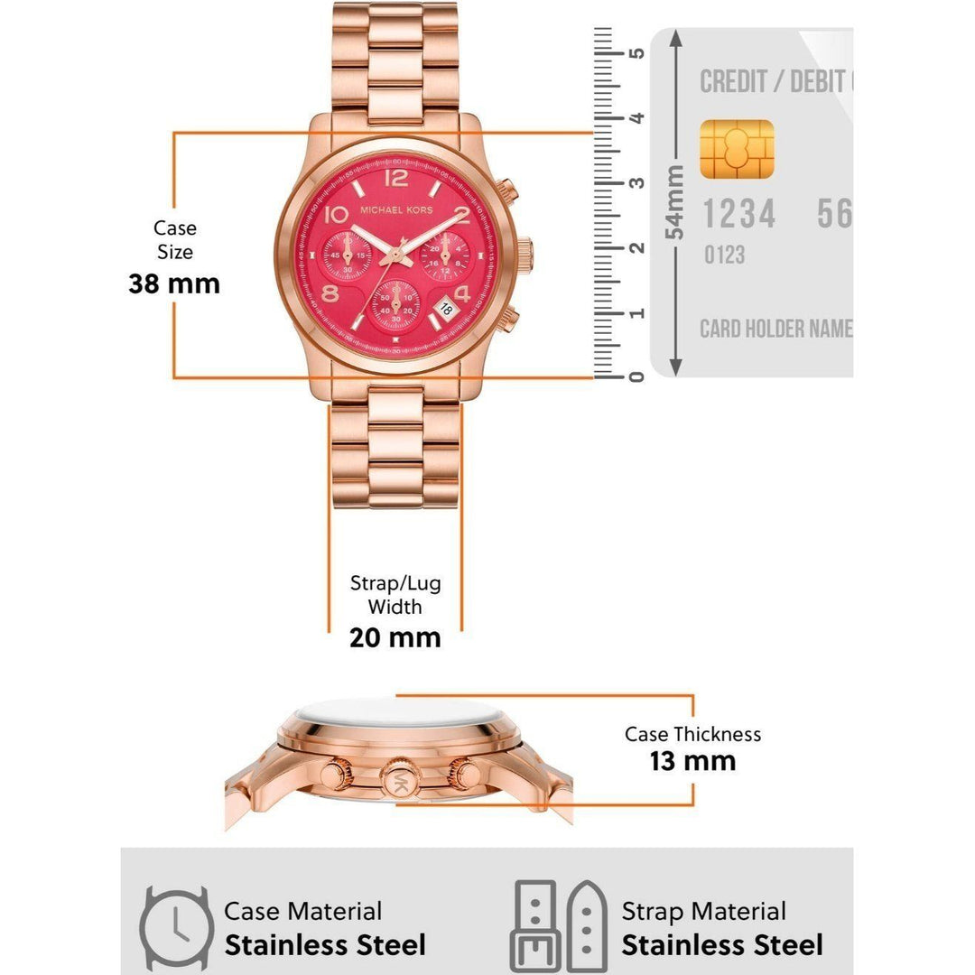 Michael Kors MICHAEL Michael Kors MK7352 Runway Chronograph Watch for Women