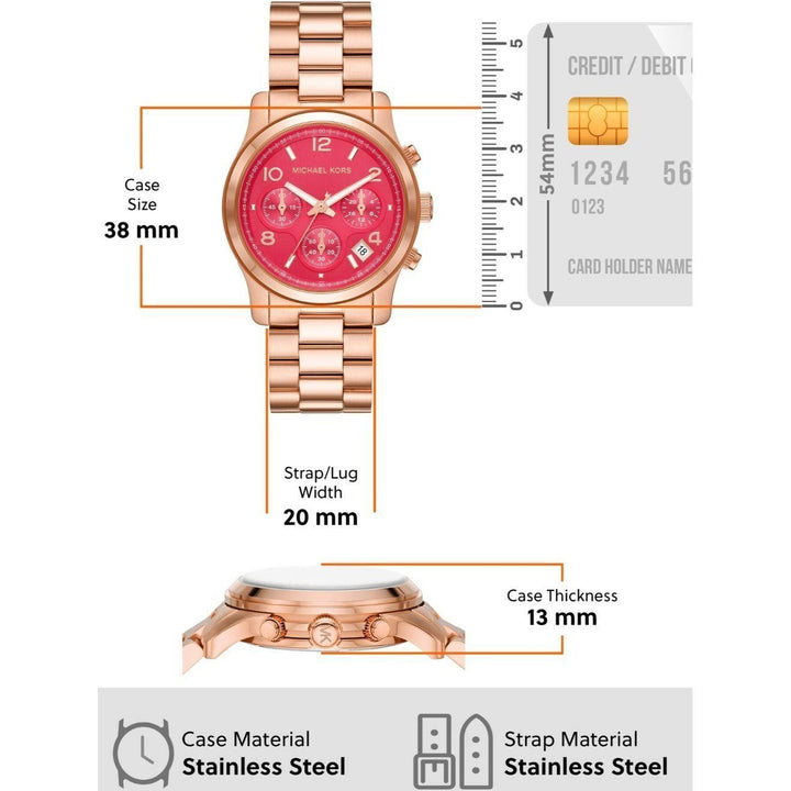 Michael Kors MICHAEL Michael Kors MK7352 Runway Chronograph Watch for Women