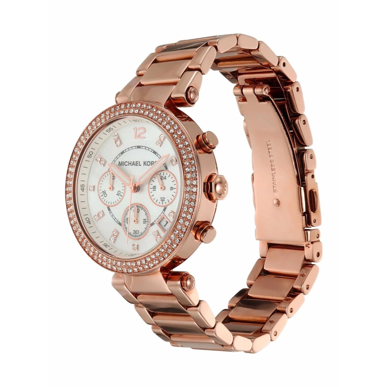 Michael Kors Blair MK5493 Women's Brown Stainless Steel Analog offers Dial Watch MP165