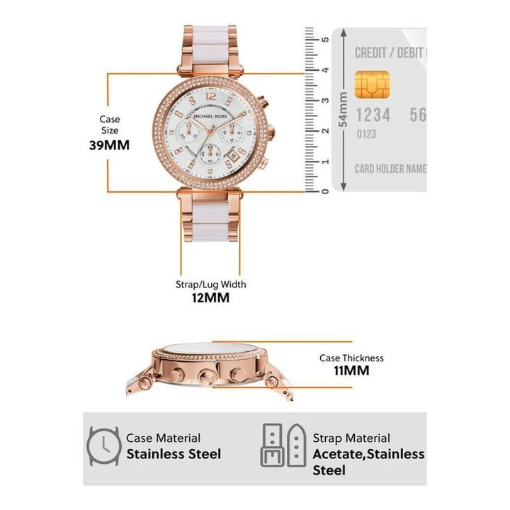 Michael Kors Parker Chronograph Watch for Women MK5774