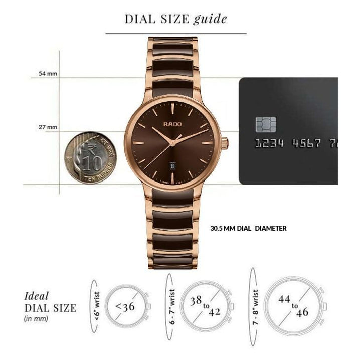 RADO R30024302 Centrix Watch for Women