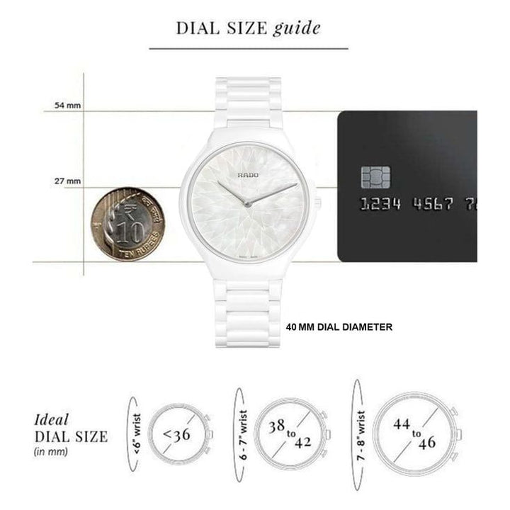 RADO R27118902 True Thinline X Great Gardens of The World Automatic Unisex Watch