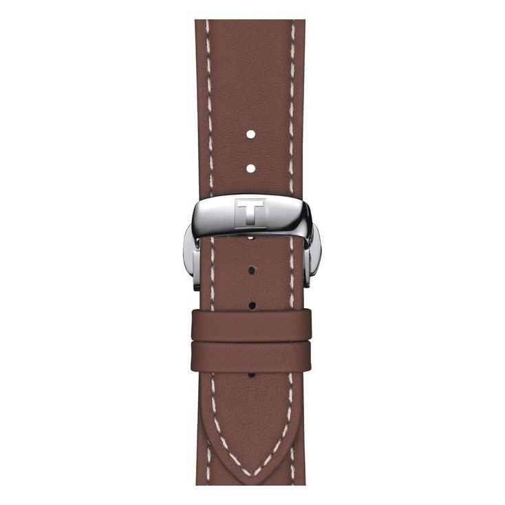 Tissot Official Brown Leather Strap Lugs 21 mm-T852044597
