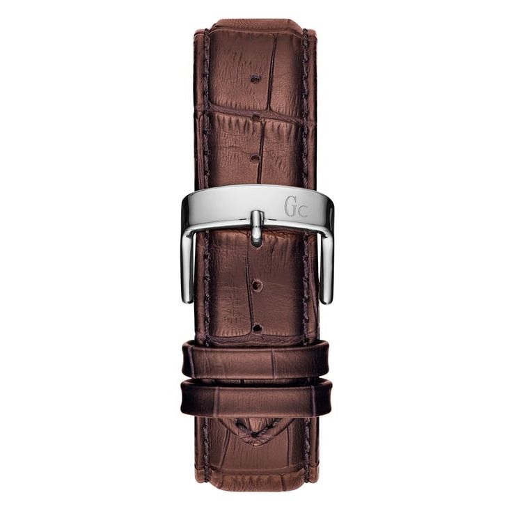 Guess Collection Esquire Silver Round Dial Analog Men Watch Y08005G1