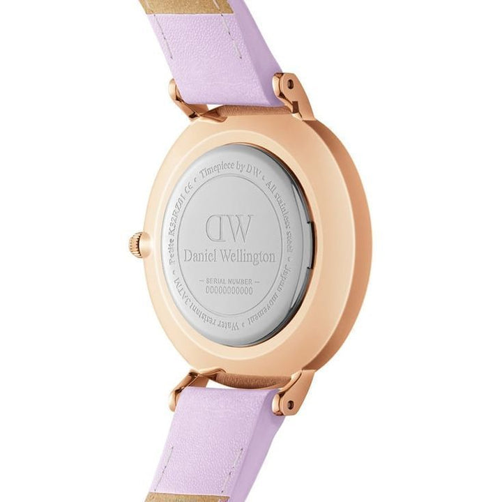Daniel Wellington Petite Women Purple Round Dial Analog Watch - DW00100634K