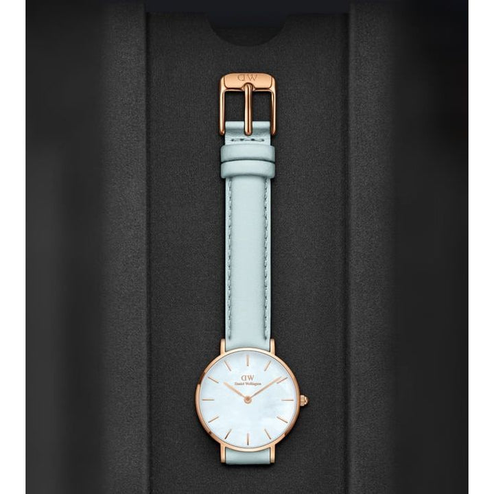 Daniel Wellington Petite Women Blue Round Dial Analog Watch - DW00100635K