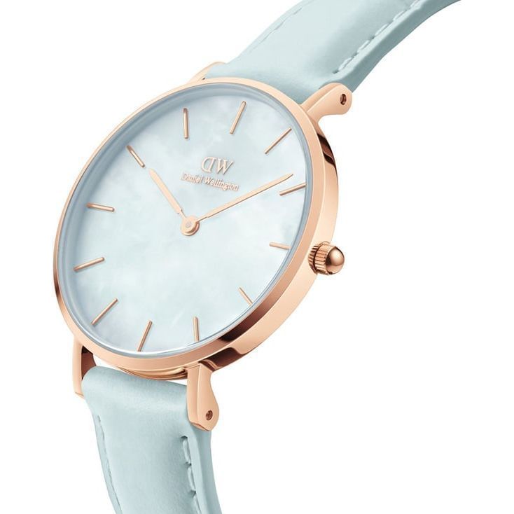 Daniel Wellington Petite Women Blue Round Dial Analog Watch - DW00100635K