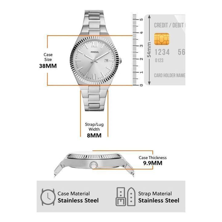 Fossil ES5300 Scarlette Analog Watch for Women