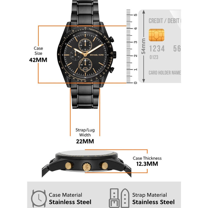 Michael Kors MK9113 Accelerator Chronograph Watch for Men