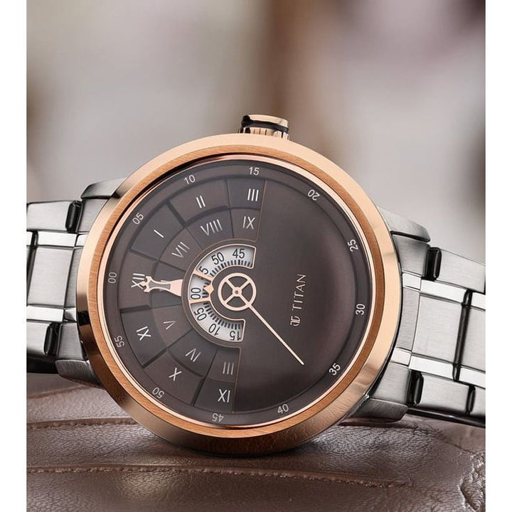 Titan NR1828KM02 Grandmaster II Analog Watch for Men