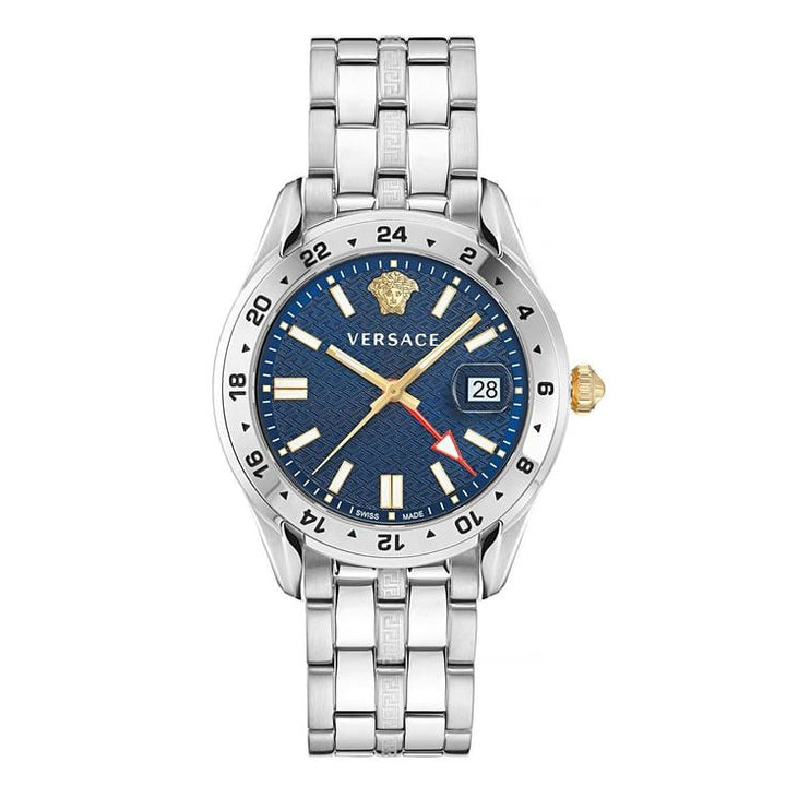 VE7C00523 Greca Time Gmt Analog Watch for Men