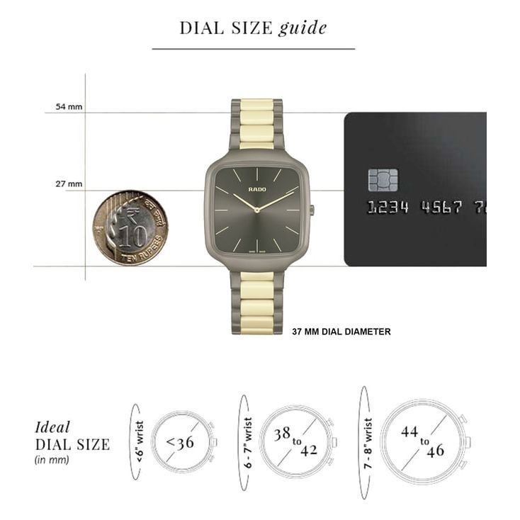 RADO R27046172 True Square Thinline X Les Couleurs Le Corbusier Analog Unisex Watch