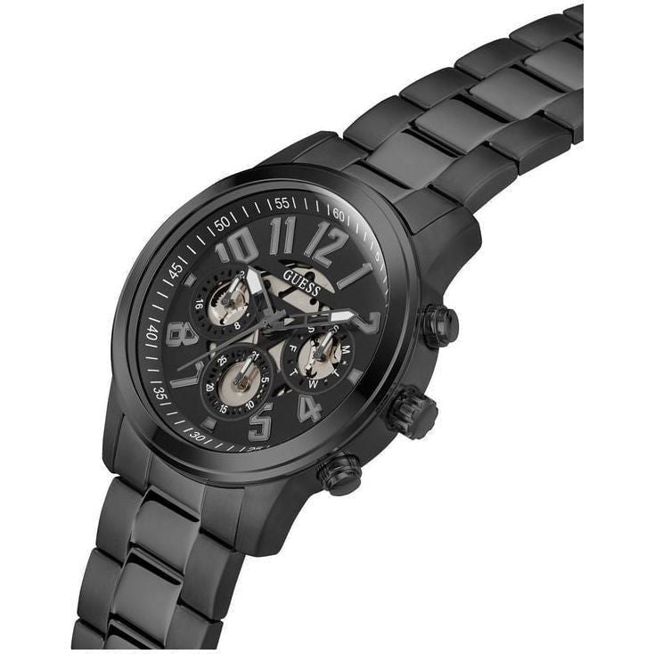 GUESS PARKER Men Black Round Dial Analog Watch - GW0627G3