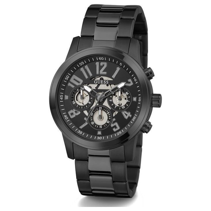 GUESS PARKER Men Black Round Dial Analog Watch - GW0627G3