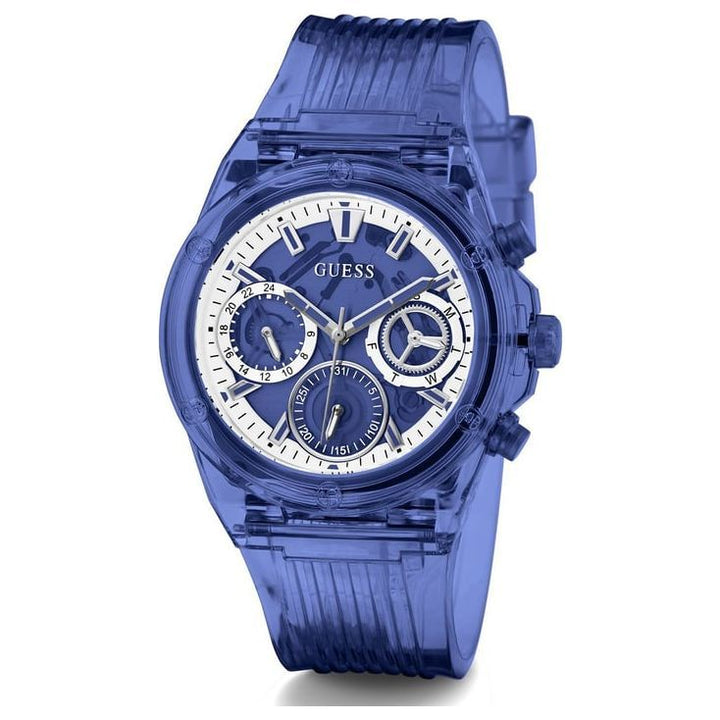 GUESS ATHENA Women Blue Round Dial Analog Watch - GW0438L3