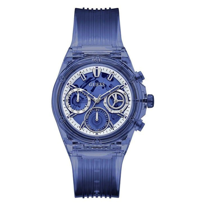 GUESS ATHENA Women Blue Round Dial Analog Watch - GW0438L3