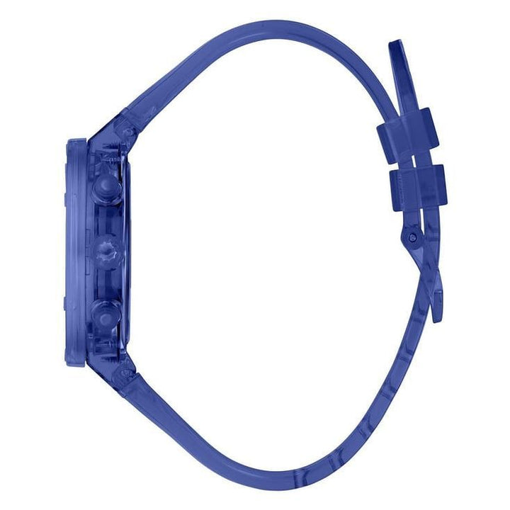 GUESS ATHENA Women Blue Round Dial Analog Watch - GW0438L3