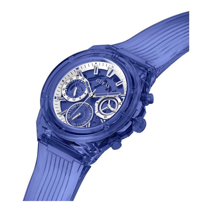 GUESS ATHENA Women Blue Round Dial Analog Watch - GW0438L3