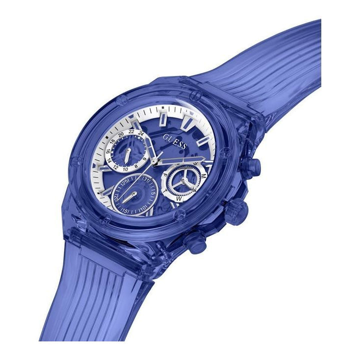 GUESS ATHENA Women Blue Round Dial Analog Watch - GW0438L3