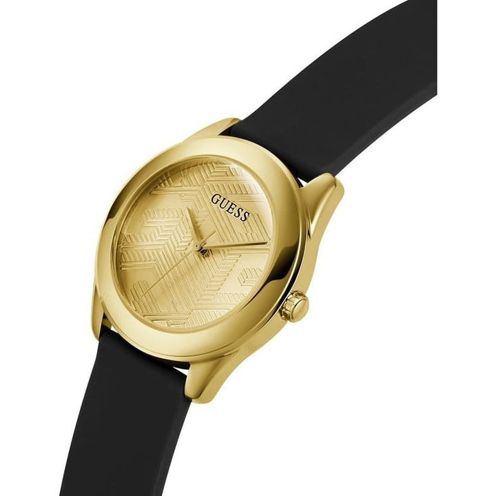 GUESS CUBED Women Champagne Round Dial Analog Watch - GW0665L1