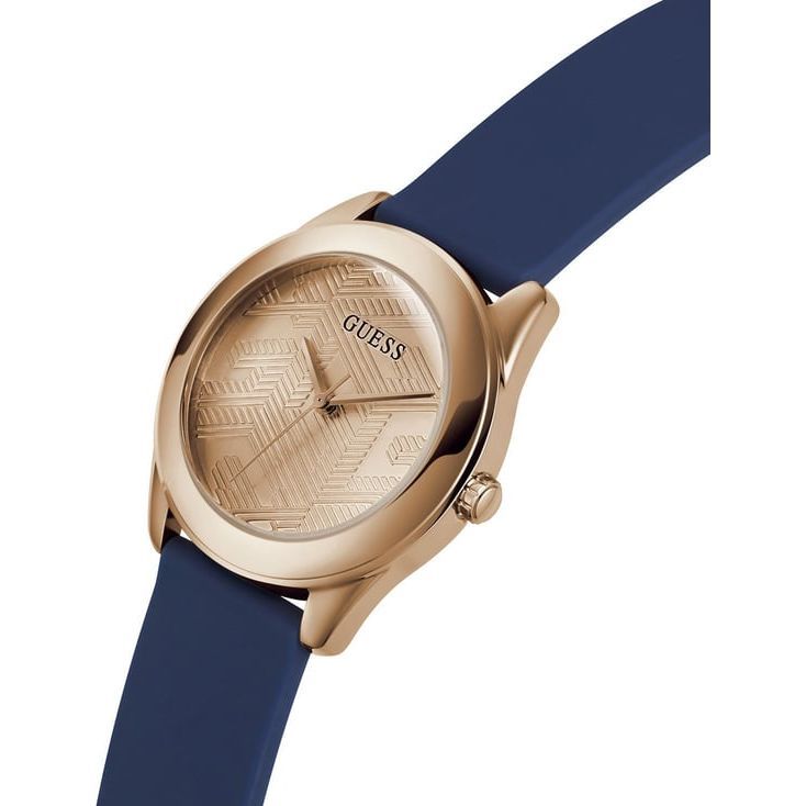 GUESS CUBED Women Rose Gold Round Dial Analog Watch - GW0665L2