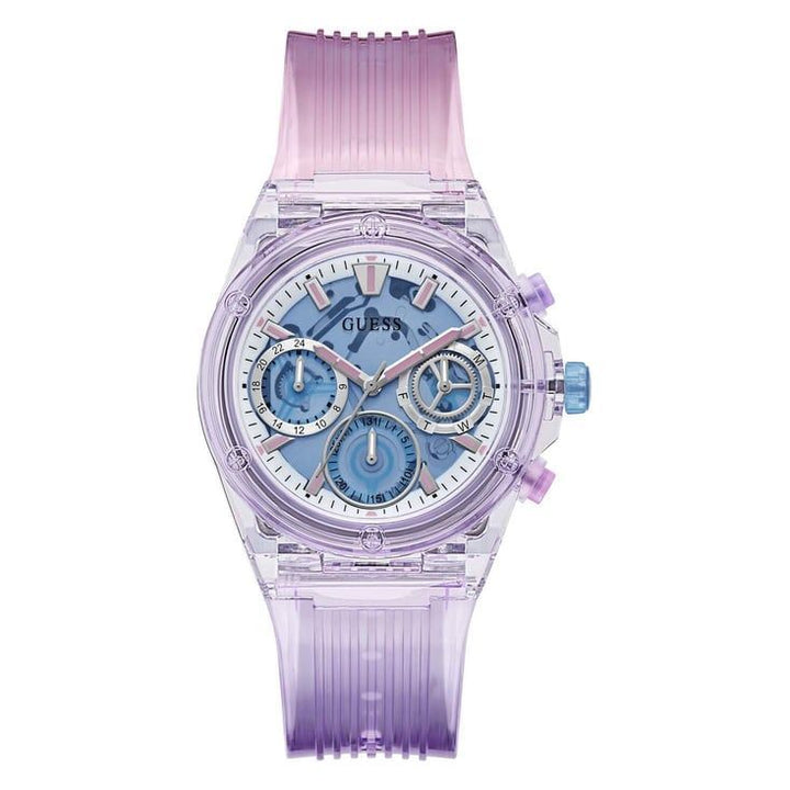 GUESS ATHENA Women Blue Round Dial Analog Watch - GW0438L6