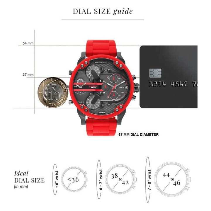 DIESEL DZ7370 The Daddies Series Chronograph Watch for Men