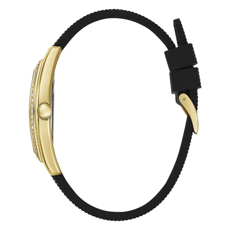 STATURE Men Black Rectangle Dial Analog Watch - U1381G1M