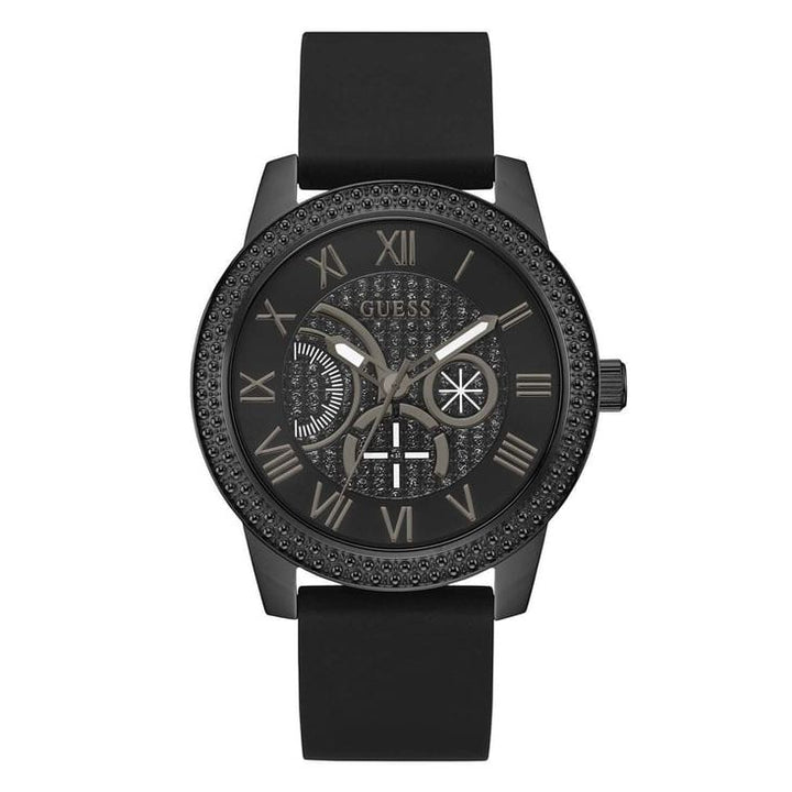 DESTINATION Men Black Round Dial Analog Watch - U1378G2M