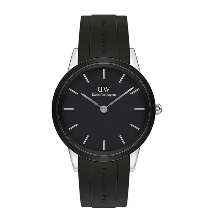 Iconic Men Black Round Dial Analog Watch - DW00100436K