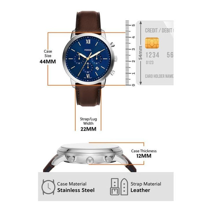 Fossil FS6018SET Neutra Chronograph Watch for Men