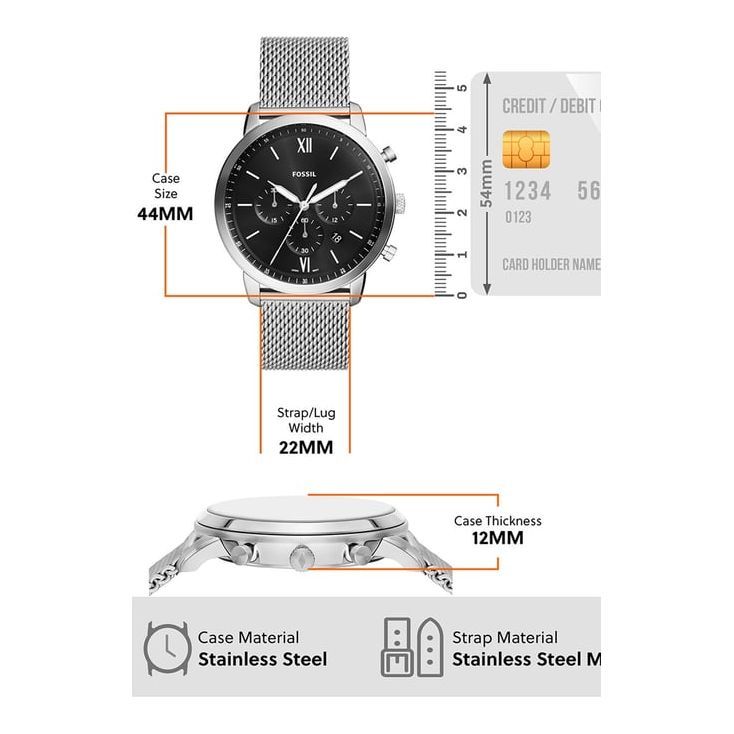 Fossil FS6020SET Neutra Chronograph Watch for Men